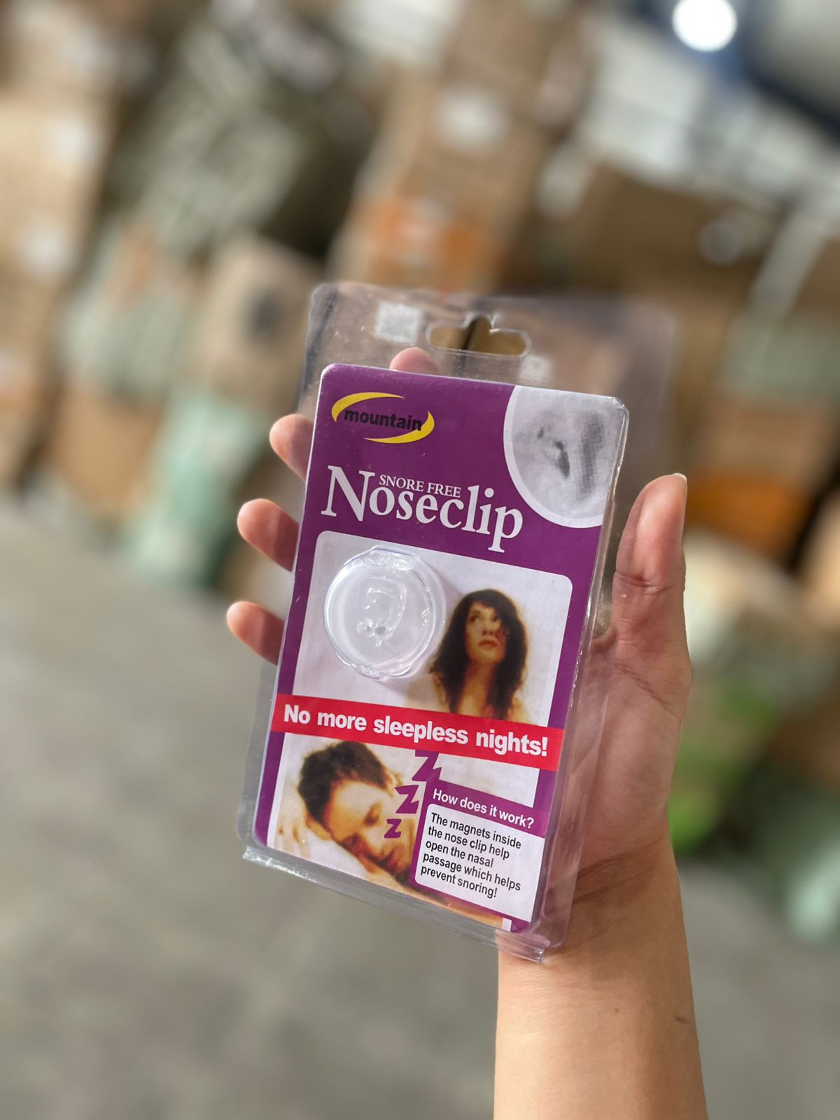 CLIP NASAL ANTIRONQUIDO O APNEA -2228